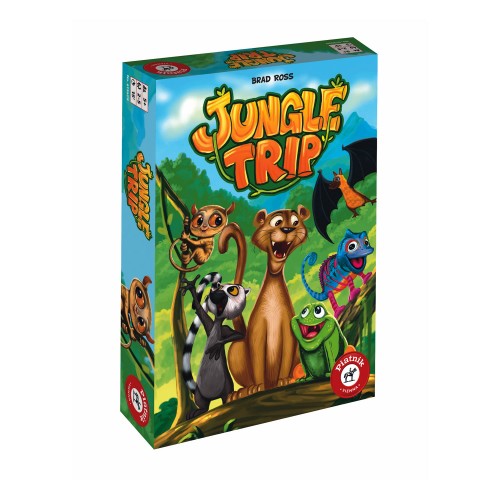 Joc cu carti Piatnik, Jungle Trip, pentru 2-5 jucatori de peste 7 ani Joc cu carti Piatnik, Jungle Trip, pentru 2-5 jucatori de peste 7 ani
